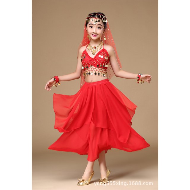 Yongda Jiayi Children‘s Indian Dance Performance Costume Suit Children