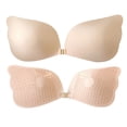 thumbnail image 1 of Yongwang Front Closure Wireless Bras Push up Sticky Seamless Bra for Women Backless Invisible Strapless Bras, 1 of 6