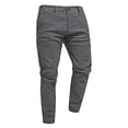 thumbnail image 1 of Yongwang Mens Big and Tall Plaid Pants Color Block Pants Casual Business Fashion Golf Pants, 1 of 8