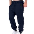 thumbnail image 1 of Yongwang Mens Drawstring Elastic Waist Sweatpants Jogger Cargo Sweatpants Casual Workout Running Pants with Pockets, 1 of 8