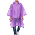 thumbnail image 1 of Yongwang Rain Ponchos for Mens Waterproof Raincoats Lightweight Rain Coat with Drawstring Hood, 1 of 4