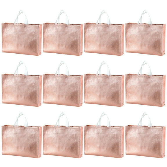 Yongwei 12pcs Shopping Bags Multi-function Tote Bags Sundries Handbags Carrying Pouches