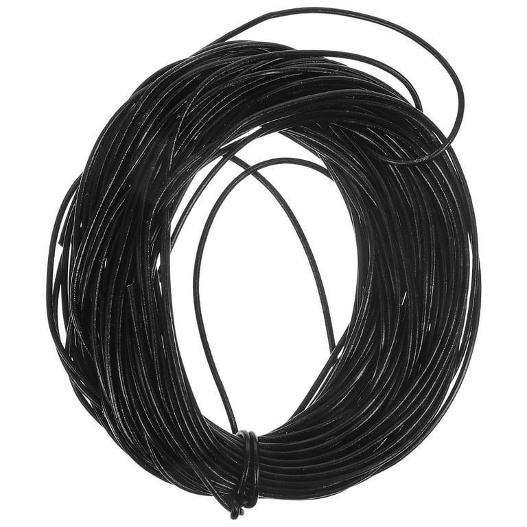 Yongwei 1mm Black Wax Cord DIY Jewelry Thread 10m for Necklace