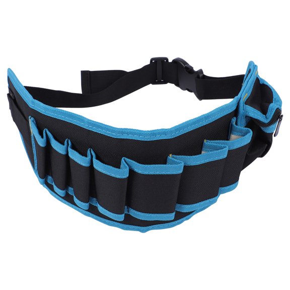 PAMINGONO Multifunctional Waist Bag 1Pc Black Oxford Cloth Wear-Resistant Tool Carry Pouch