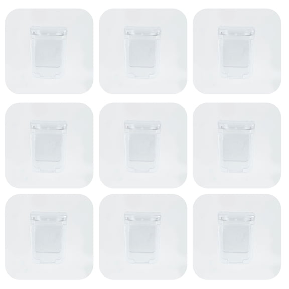Yongwei 20Pcs Adhesive Closet Shelf Clips Floating Shelf Brackets Blind Shelf Support