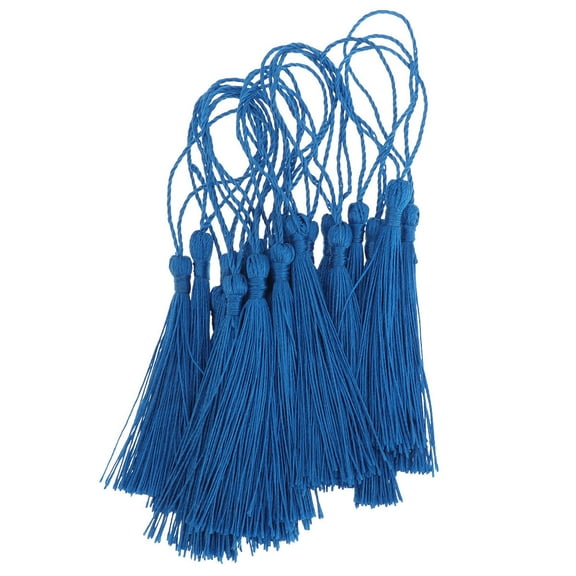 Yongwei 20pcs Handmade Tassels for Crafts - Sky Blue