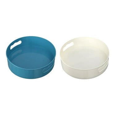 Yongwei 2Pcs Lazy Susan Turntable Rack for Kitchen Cabinet