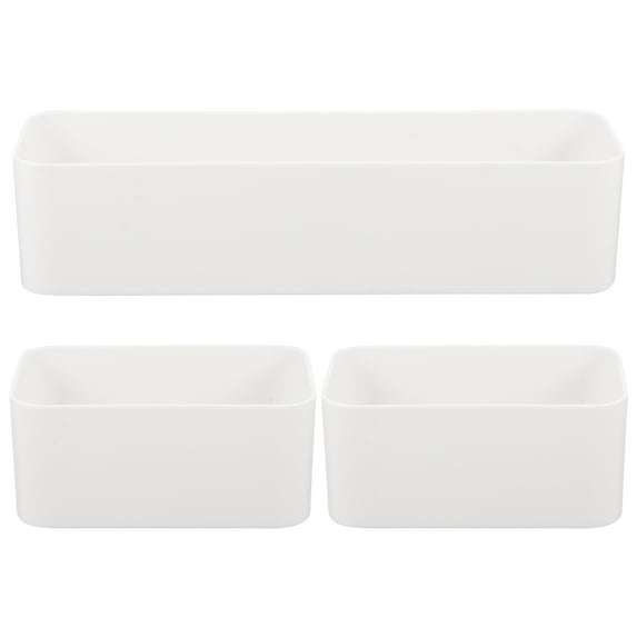 Yongwei 3Pcs Wall Mount Storage Box Holder Organizer