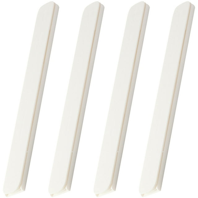 Yongwei 4pcs 16 Inch Cabinet Drawer Slides Bottom Mount Replacement Track Guides