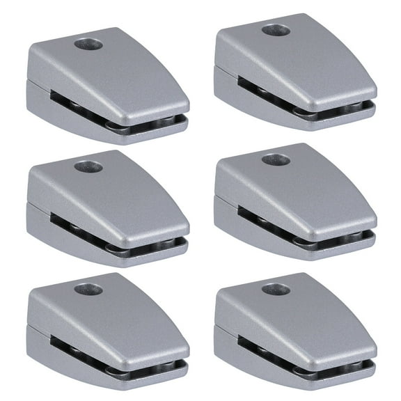 Yongwei 6pcs Aluminum Alloy Vertical Screen Clip Glass Clamps Bracket Baffle Clip Folder