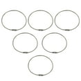 thumbnail image 1 of 6pcs Stainless Steel Wire Rope Hooks for Hanging Fruits Vegetables Cuttlefish Bone Silver, 1 of 10