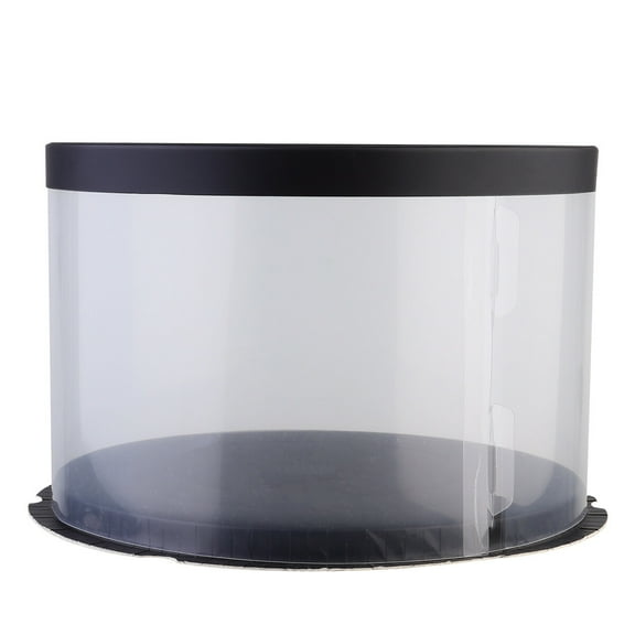 PAMINGONO Cake Box Black 1Pack 10.6x10.6x6.7In