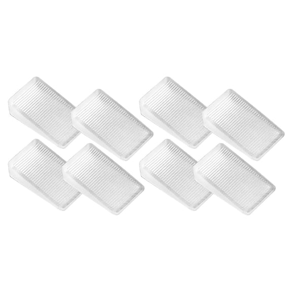 Creative Furniture Levelers with Fine Workmanship for Home Use 8pcs White PVC Shims