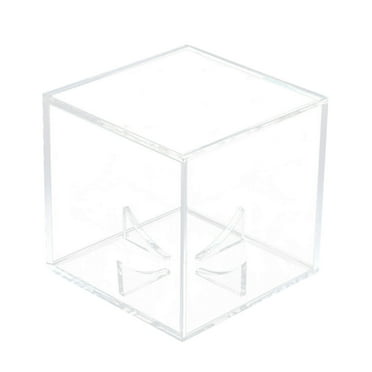 Yongwei Basketball/Baseball Acrylic Cube Display Storage Autograph Case Stand