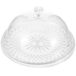 Cake Stand Clear Glass Dome Cloche with Base Multifunctional Serving Platter Dessert Cake Plate Cover Fairy Light Cover Walmart