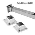 thumbnail image 1 of Yongwei Closet Pole Sockets 2pcs Clothes Hanging Rod Supports Stainless Steel Flange Holder Display Shelf Accessories, 1 of 1