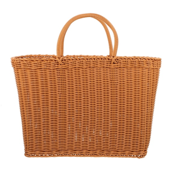 Yongwei Egg Basket 1pc Portable Vegetable Storage Basket Rural Style Storage Basket Outdoor Basket