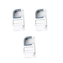 Yongwei Folding Hangers 3pcs Broom Mop Holder Wall Mount Hooks