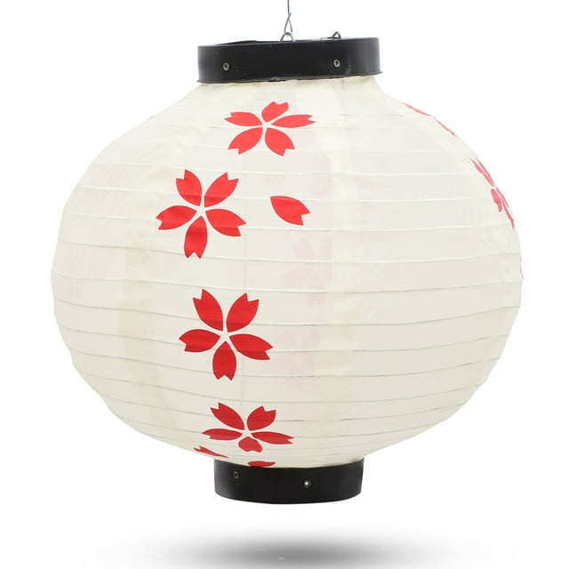 Yongwei Japanese Lantern Cherry Blossoms Restaurant Hanging Fabric ...