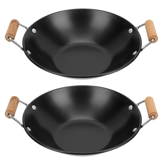 PAMINGONO Household Cooking Pot Metal Small 2Pcs 9In Camping