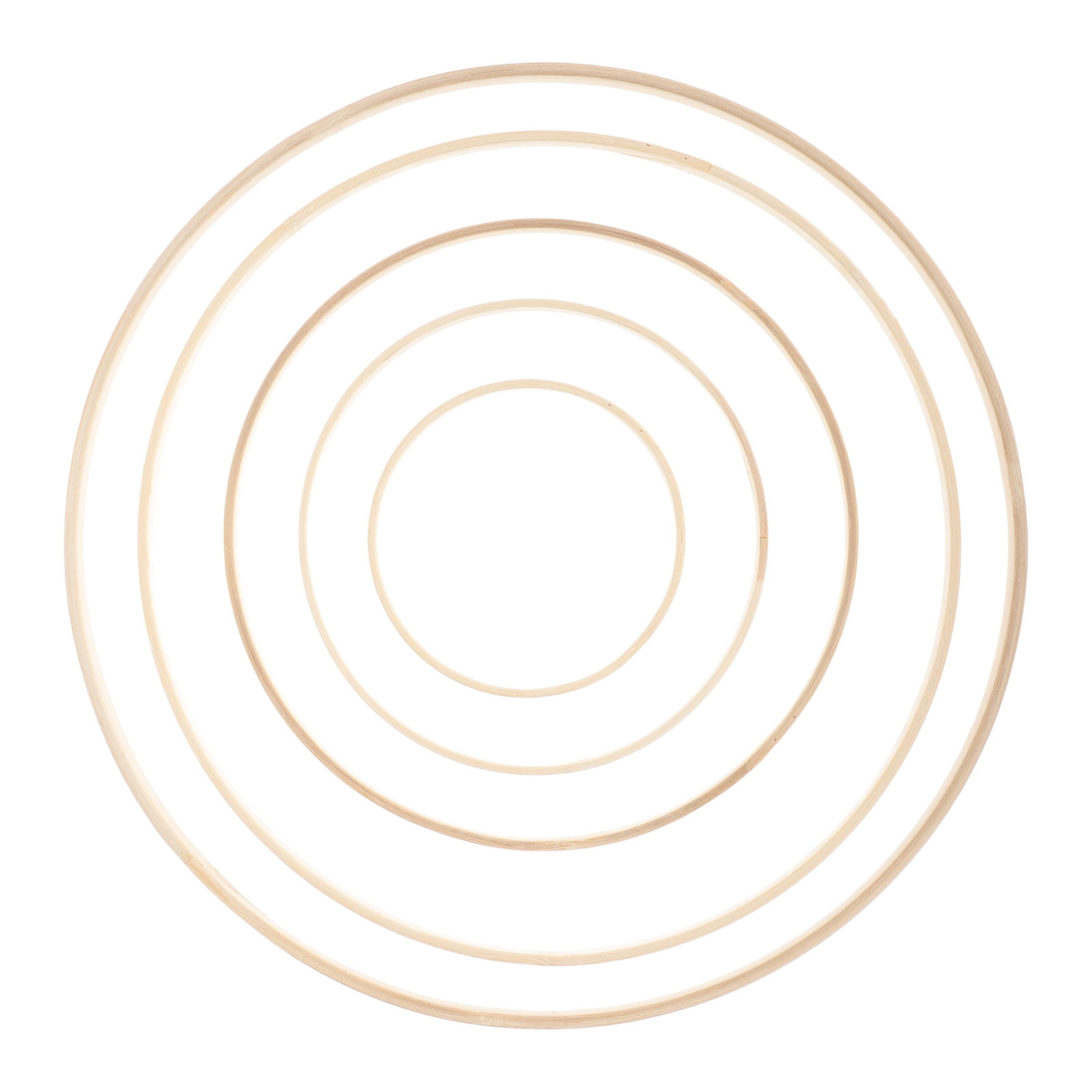 Yongwei Macrame Ring 5pcs Dream Catcher Circle Frames Wreath Macrame ...