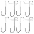 thumbnail image 1 of Yongwei Over Door Coat Rack 4pcs Over Cabinet Door Hooks Heavy Duty Stainless Steel Multiple Use Narrow Door Hook, 1 of 11