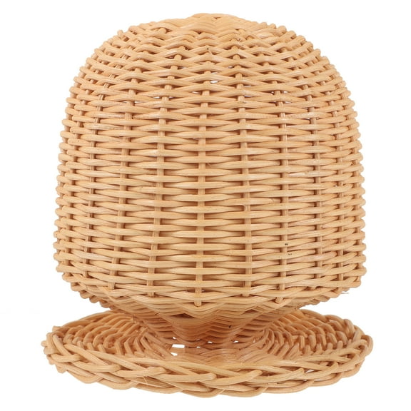 Yongwei Rattan Table Hat Rack Display Stand for Wide Brim Caps
