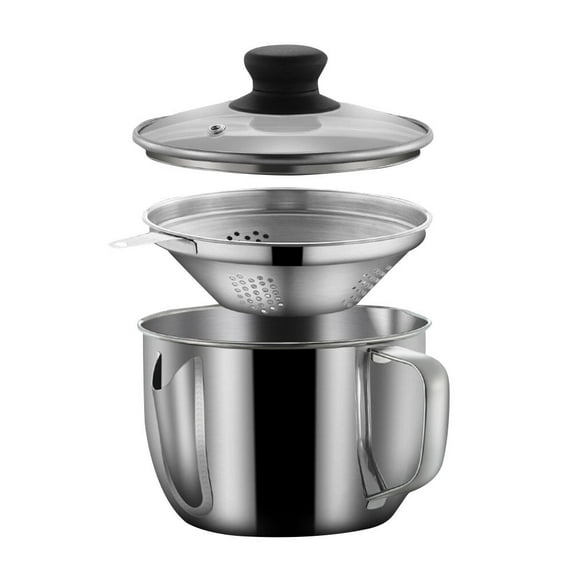 Yongwei Stainless Steel Gravy Separator with Strainer - 1000ml