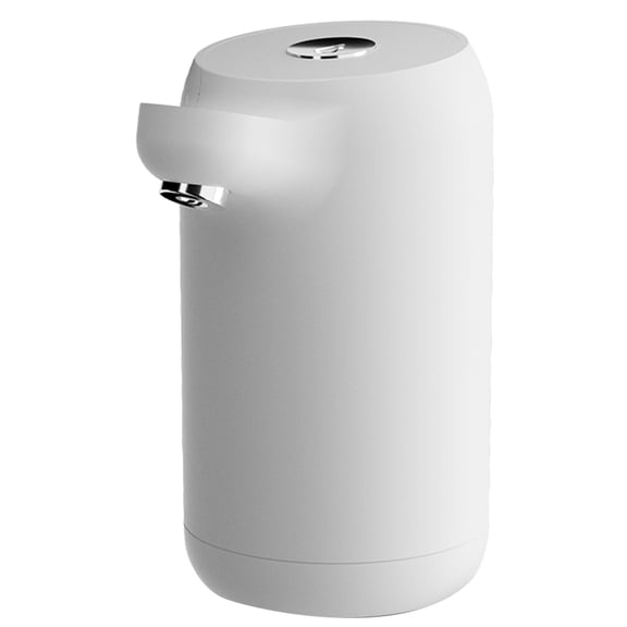 Yongwei Water Pump 1PC Compact Pressing Water Device Household Barrelled Water Extractor Portable Electric Water Dispenser Purified Water Suction Gear for Home Outdoor Use (White)