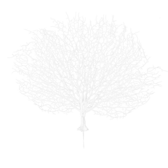 Yongwei White Plastic Coral Branch for Fish Tank/Home Decoration