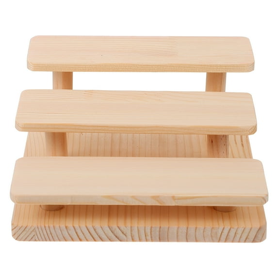 Yongwei Wooden 3-Tier Sunglasses Display & Jewelry Stand