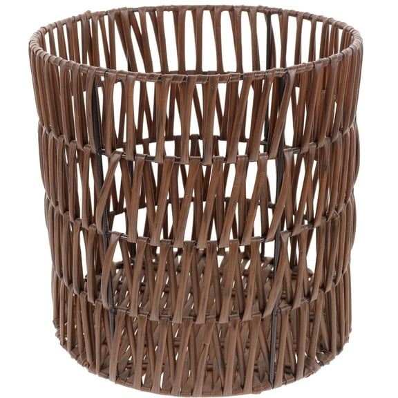 Yongwei Woven Seagrass Trash Can Container Laundry Hamper Basket