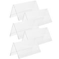 thumbnail image 1 of Yongwei desk name plate 5Pcs Tabletop Acrylic Signs Party Seating Number Holder Table Display Signs Blank Acrylic Signs, 1 of 7