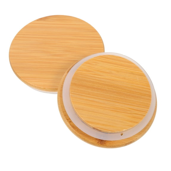Yongwei glass teapot lid 2Pcs Wooden Pitcher Cover Wear-resistant Jug Lid Convenient Water Pitcher Accessory