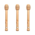 Yongwei honey dipper 3Pcs Wooden Honey Dipper Sticks Honey Dippers Long
