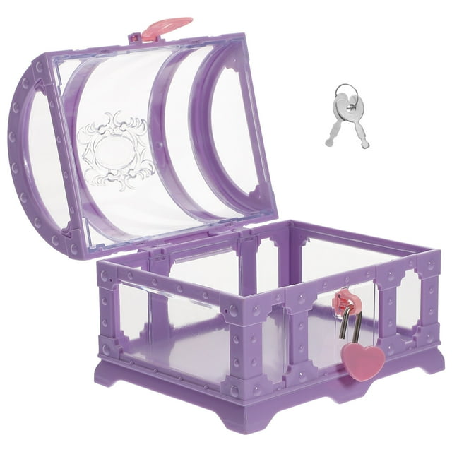 Yongwei treasure chest Plastic Pirate Box Toy Treasure Chest Box Small