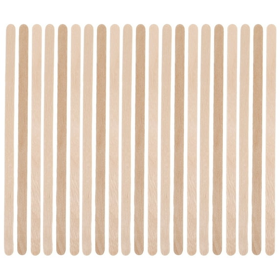 PAMINGONO Coffee Mixing Wand Wood 100Pcs 5.5x0.24x0.04In