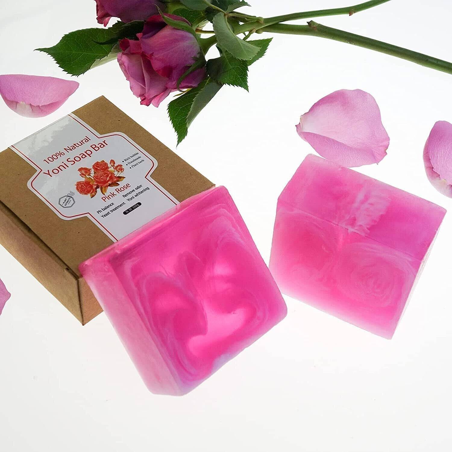 Yoni Intimate Soap Bars 100% Natural pH Balance for Women 100g