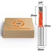Yonico 1/4" Left Hand Brad Point Boring Bit - 10mm Shank - 43114L