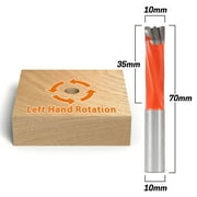 Yonico 10mm Left Hand Brad Point Boring Bit - 10mm Shank - 41210L