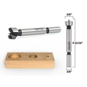Yonico 5/8 Diameter Steel Forstner Drill Bit - 3/8 Shank - 43009S