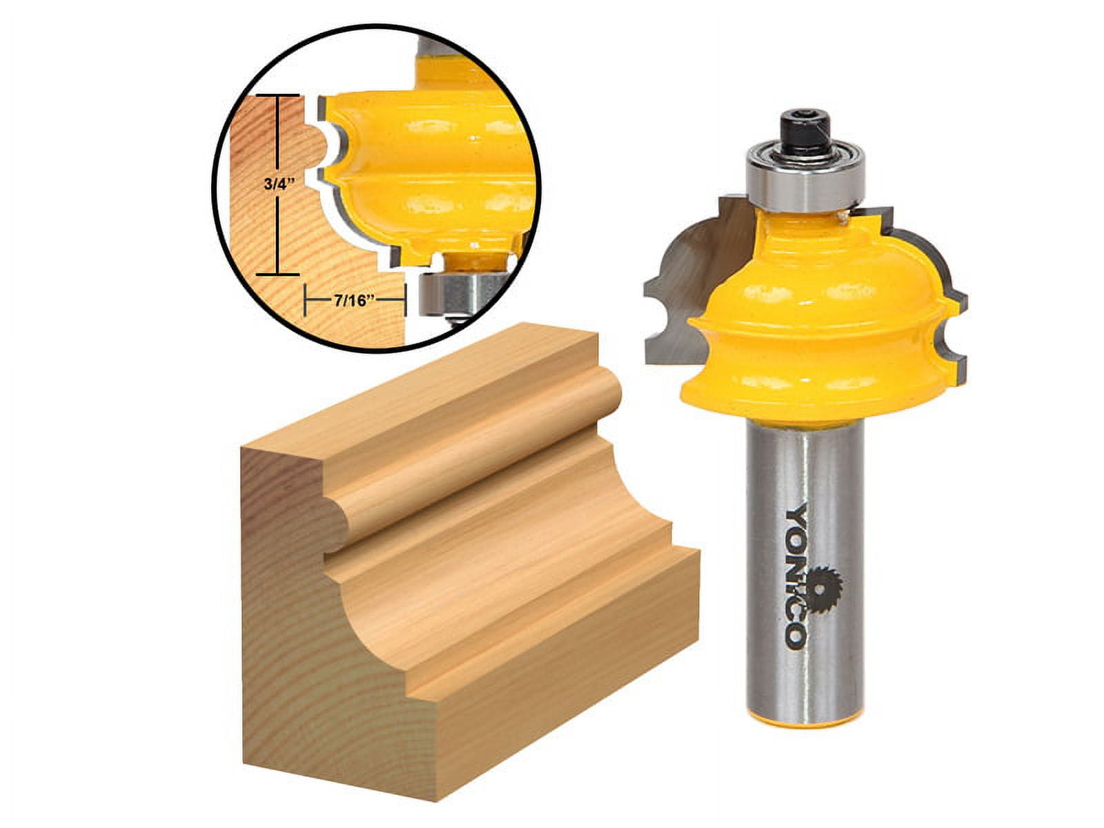 Yonico Architectural Moulding Router Bit 16137
