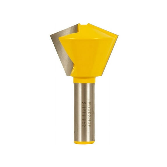 Yonico Bird's Mouth Glue Joint Router Bit - 16 Sided - 1/2" Shank 15137