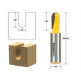 thumbnail image 1 of Yonico Core Box / Round Nose Router Bit - 3/8"W X 3/4"H - 1/2" Shank 14162, 1 of 2