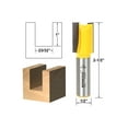 thumbnail image 1 of Yonico Undersized Plywood Straight Dado Router Bit - 23/32" Dia. X 1" Length - 1/2" Shank - 14924, 1 of 1