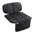 thumbnail image 1 of Car Seat Protector for Kids, Anti-Slip Design, Thick Padding, Prevents Seat Marks, 2 Storage Pockets for Toys & Snacks, Fits Most Cars, Black - 1 Pack- 1 Pack, 1 of 8