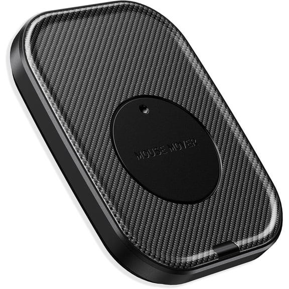 Yonktoo Mouse Jiggler Undetectable Ultra Slim Mover with Realistic Movement, No Software Needed, Keeps Your PC Awake and Active, Computer for Office or Remote Work - Black