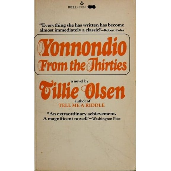 Pre-Owned Yonnondio (Mass Market Paperback) 0440398819 9780440398813