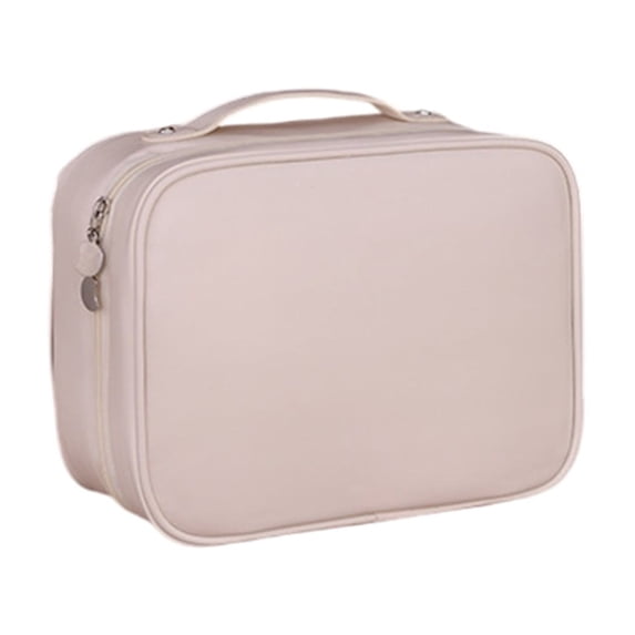 Yonrjhukm 3-in-1 Multi-Functional Makeup Brush Storage Bag, Portable Handheld Cosmetic Organizer, Large Capacity Travel Pouch for Home and Office Use