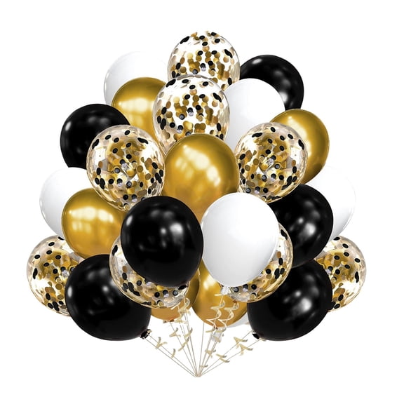 Yonrjhukm 30 Pcs Multi-color Balloons Set, Party Decoration Supplies for Birthday, Weddings, Baby Showers, and Special Events, Safe, Durable, Easy to Inflate Balloons